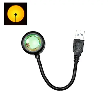 Taşınabilir Usb Sunset Lamba: Ev Ve Araba İçin Ambiyans Işığı
