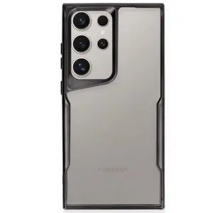 Samsung Galaxy S23 Ultra Kılıf Boyi Silikon Kapak - Siyah