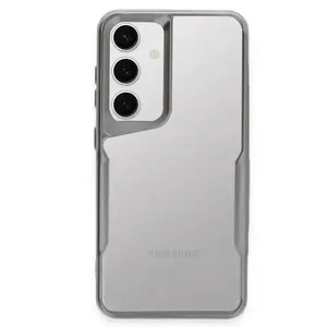 Samsung Galaxy S24 Kılıf Boyi Silikon Kapak - Gümüş