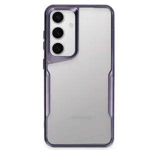 Samsung Galaxy S24 Kılıf Boyi Silikon Kapak - Derin Mor