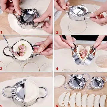 Pratik Hamur Kapatma Aparatı – Çiğ Börek, Mantı Ve Poğaça Kalıbı (7.5 Cm)