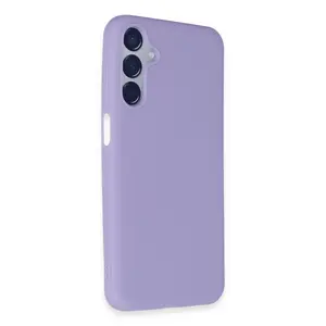 Samsung Galaxy M15 Kılıf First Silikon - Lila