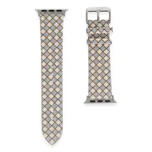 Watch 42mm Karo Motif Kordon - Lila