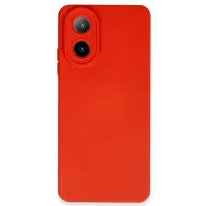 Oppo A38 Kılıf Nano İçi Kadife Silikon - Kırmızı