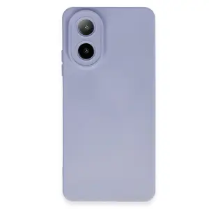 Oppo A38 Kılıf Nano İçi Kadife Silikon - Lila