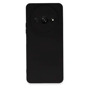Xiaomi Redmi A3 4g Kılıf Nano İçi Kadife Silikon - Siyah