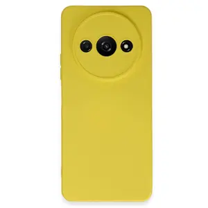 Xiaomi Redmi A3 4g Kılıf Nano İçi Kadife Silikon - Sarı