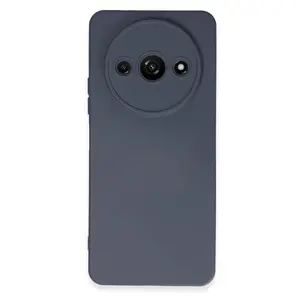 Xiaomi Redmi A3 4g Kılıf Nano İçi Kadife Silikon - Gri