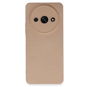 Xiaomi Redmi A3 4g Kılıf Nano İçi Kadife Silikon - Pudra