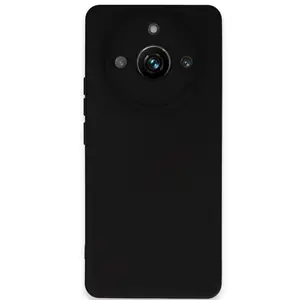Realme 11 Pro Kılıf Nano İçi Kadife Silikon - Siyah
