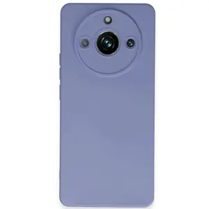 Realme 11 Pro Kılıf Nano İçi Kadife Silikon - Lila