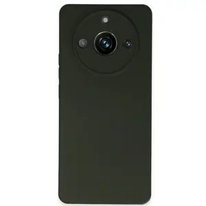 Realme 11 Pro Kılıf Nano İçi Kadife Silikon - Koyu Yeşil