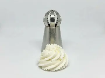 5'li Profesyonel Rus Top Duy Ucu Seti – 5.9 Cm Büyük Boy Paslanmaz Çelik Krema Sıkma Ve Fırfır Uçları