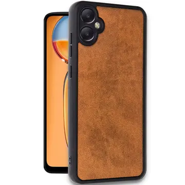Samsung Galaxy A05 Kılıf Aras Deri Kapak - Taba