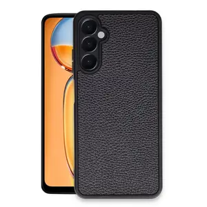 Samsung Galaxy A05s Kılıf Aras Deri Kapak - Siyah