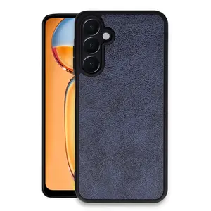 Samsung Galaxy A05s Kılıf Aras Deri Kapak - Lacivert