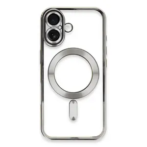İphone 16 Kılıf Kross Magneticsafe Kapak - Gümüş
