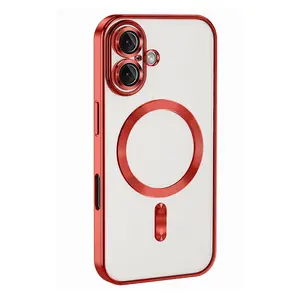 İphone 16 Kılıf Kross Magneticsafe Kapak - Kırmızı