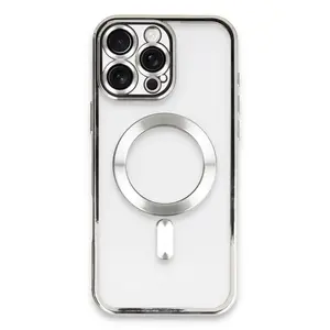 İphone 16 Pro Max Kılıf Kross Magneticsafe Kapak - Gümüş