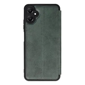 Samsung Galaxy A05 Kılıf Flip Cover - Koyu Yeşil