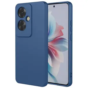 Oppo Reno 11f Kılıf First Silikon - Lacivert
