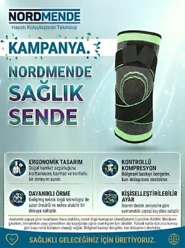 Örgü Dizlik | Kontrollü Kompresyonlu Diz Destekleyici