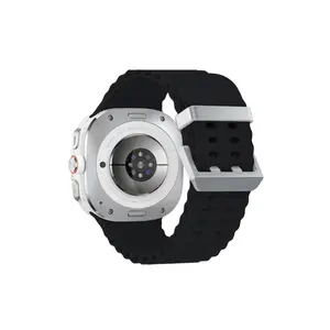 Watch 7 Ultra Kr417 Rug Silikon Kordon - Siyah