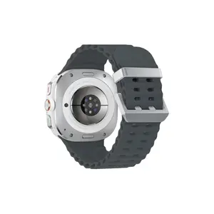 Watch 7 Ultra Kr417 Rug Silikon Kordon - Koyu Gri