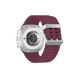 Watch 7 Ultra Kr417 Rug Silikon Kordon - Mor