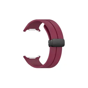 Watch 7 Ultra Kr418 Tender Silikon Kordon - Bordo