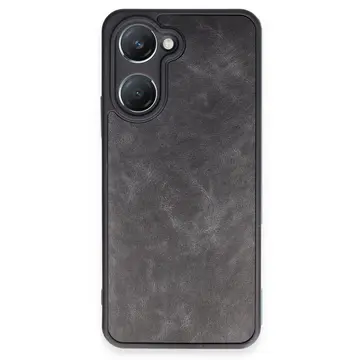 Vivo Y18 Kılıf Aras Deri Kapak - Siyah