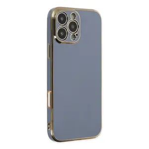 İphone 16 Pro Kılıf Volet Silikon - Mavi