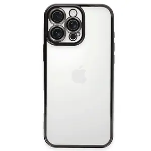 İphone 16 Pro Max Kılıf Razer Lensli Silikon - Siyah