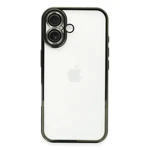 İphone 16 Plus Kılıf Razer Lensli Silikon - Yeşil