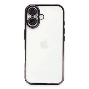 İphone 16 Plus Kılıf Razer Lensli Silikon - Mor