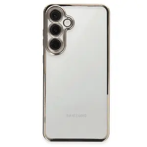 Samsung Galaxy S24 Fe Kılıf Razer Lensli Silikon - Titanyum Gri