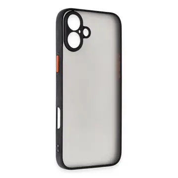 İphone 16 Plus Kılıf Montreal Silikon Kapak - Siyah