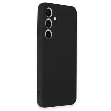 Samsung Galaxy S24 Fe Kılıf Nano İçi Kadife Silikon - Siyah