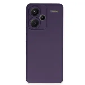 Xiaomi Redmi Note 13 Pro Plus Kılıf Nano İçi Kadife Silikon - Mor