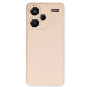Xiaomi Redmi Note 13 Pro Plus Kılıf Nano İçi Kadife Silikon - Pudra