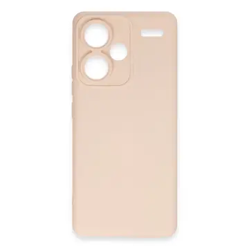 Xiaomi Redmi Note 13 Pro Plus Kılıf Nano İçi Kadife Silikon - Pudra