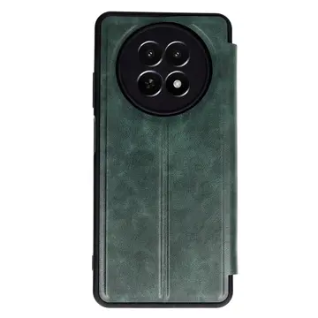 Realme 12 5g Kılıf Flip Cover - Koyu Yeşil