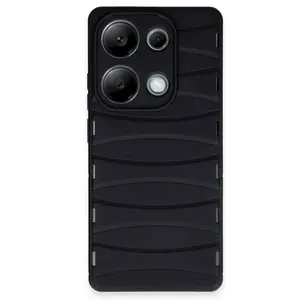 Xiaomi Redmi Note 13 Pro 4g Kılıf Bibercas Silikon Kapak - Siyah