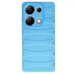 Xiaomi Redmi Note 13 Pro 4g Kılıf Bibercas Silikon Kapak - Mavi