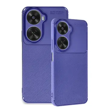 Huawei Nova 12 Se Kılıf Auto Focus Karbon Kapak - Lacivert