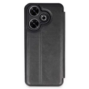 Xiaomi Redmi 13 4g Kılıf Flip Cover - Siyah