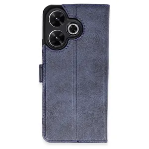 Xiaomi Redmi 13 4g Kılıf Trend S Plus Kapaklı Kılıf - Lacivert