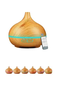 Vothoon Hava Nemlendirici 7 Led Işıklı Aromatik Oda Kokusu 550 Ml Kahve Aroma Difüzörü Buhar Makinası
