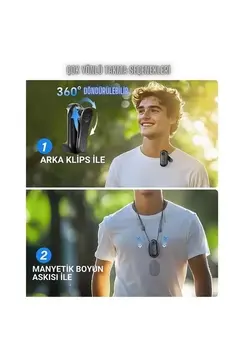 Mini 4k Wıfı Aksiyon Kamerası Vücut Kamerası Giyilebilir Video Kaydedici