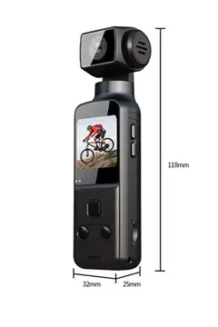 4k Ultra Hd 270° Döndürülebilir Su Geçirmez Wifi Vlog Spor Ve Aksiyon Kamerası